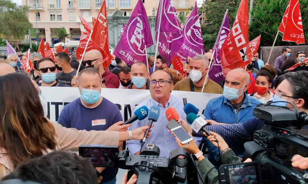 UGT se moviliza en Ceuta contra el intrusismo laboral en la seguridad privada